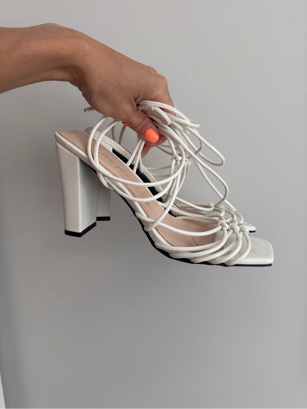 Nasty Gal Knotted Tie Heels - Picture 2 of 6